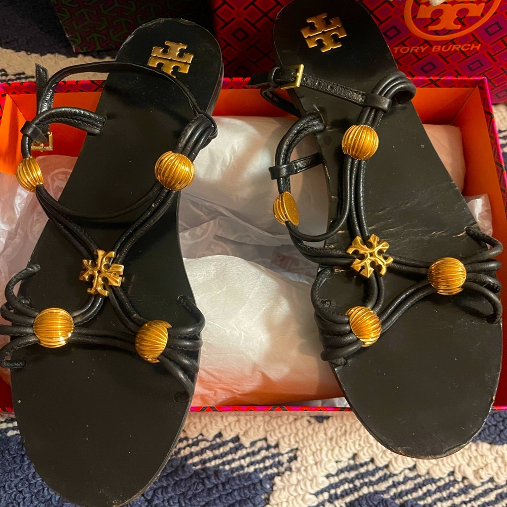 Tory Burch Capri Multi Strap Sandals